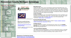 Desktop Screenshot of menominee.genwebsite.net