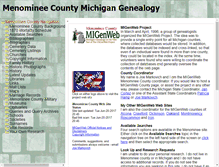 Tablet Screenshot of menominee.genwebsite.net